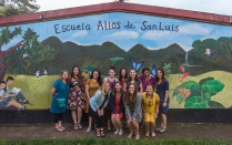 Group photo after a successful visit to a local school in San Luis_1